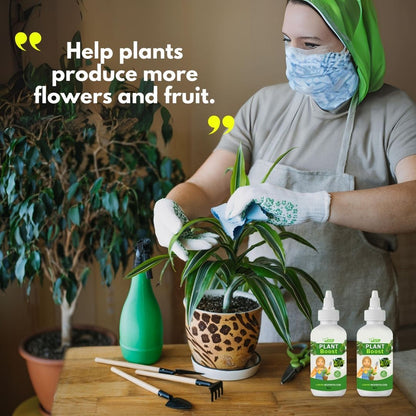 Organic Plant Boost - Faster Growth & Stronger Roots (Pack of 4)